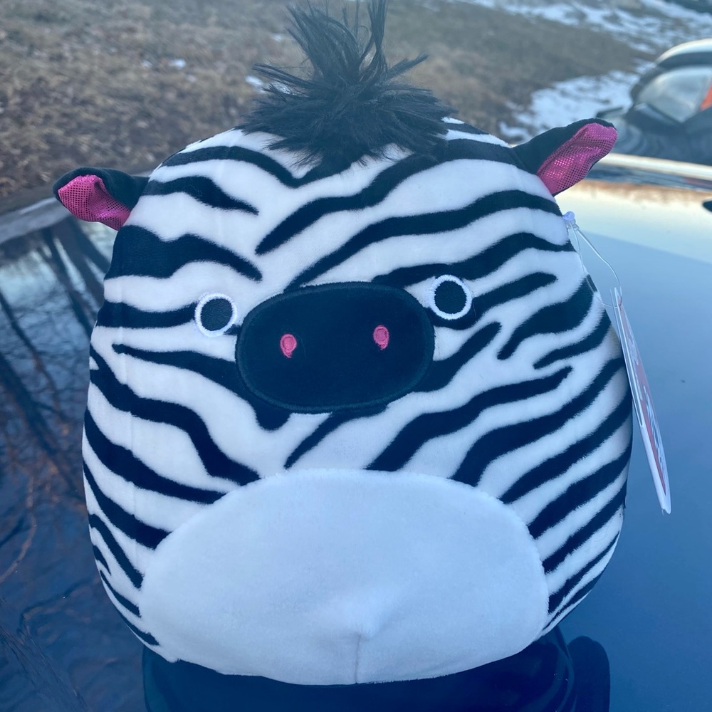 (OBO) Squishmallow Tracey the Zebra 8" New with Tags